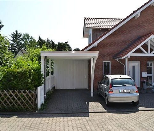 Flachdach-Carport in Osnabrück 