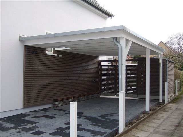 Flachdach Carport In Bielefeld