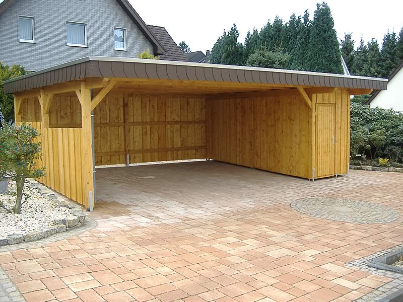 Flachdach Carport In Bielefeld Ubbedissen