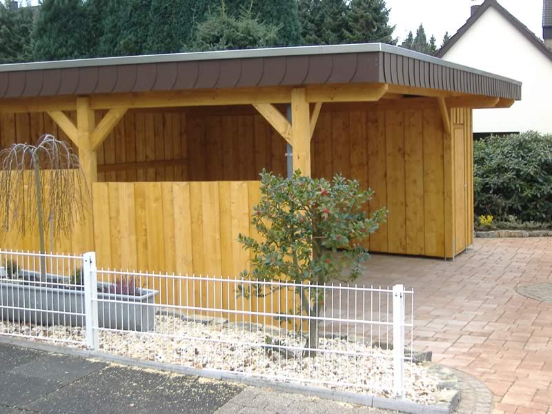 Flachdach Carport In Bielefeld Ubbedissen