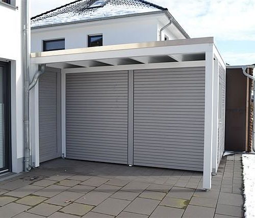 Flachdach Carport In Bielefeld