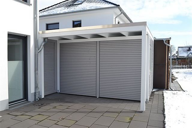 Flachdach Carport In Bielefeld