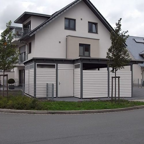 Flachdach-Carport in Verl 