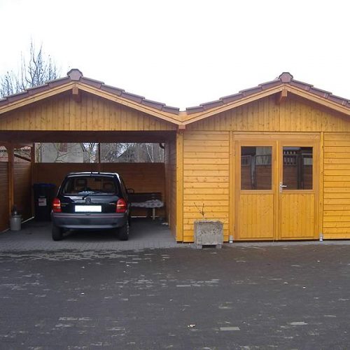 Satteldach Carport In Lippe