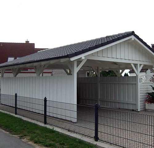 Satteldach-Carport in Steinhagen/Westfalen