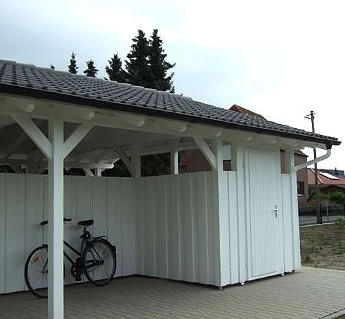 Satteldach Carport Steinhagen Westfalen 4