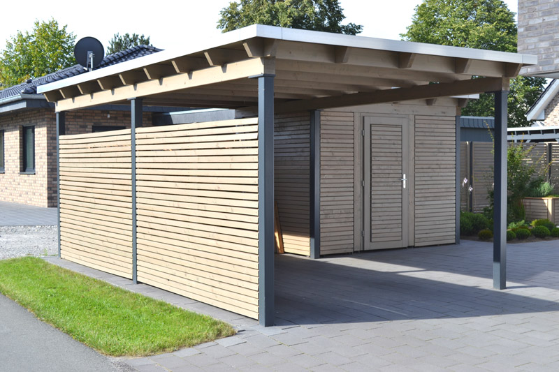 Carport Mit Abstellraum In Neuenkirchen