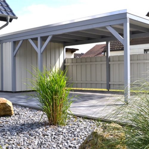 Carport mit Abstellraum