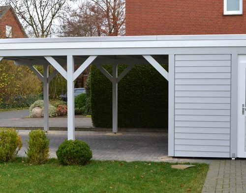 Einzelcarport mit Abstellraum Verl