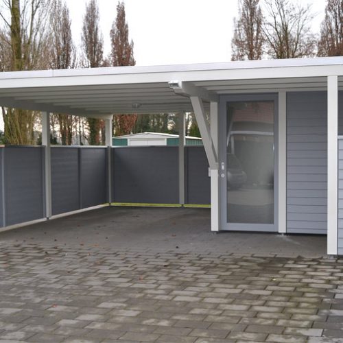 Flachdachcarport mit Abstellraum Kaunitz