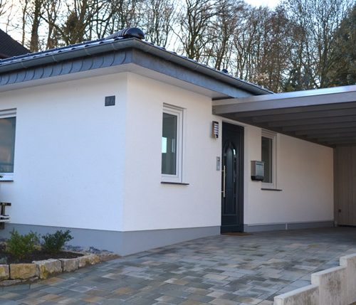 Flachdachcarport mit Abstellraum Oerlinghausen