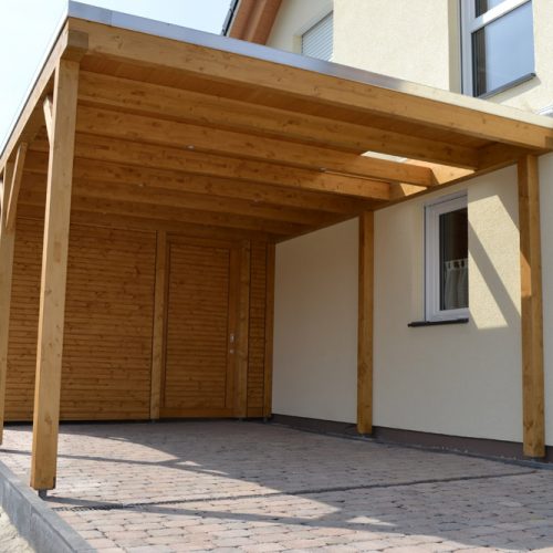 Carport mit Abstellraum und LED Beleuchtung in Wiedenbrück