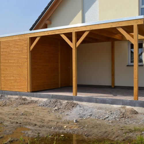 Carport mit Abstellraum und LED Beleuchtung in Wiedenbrück