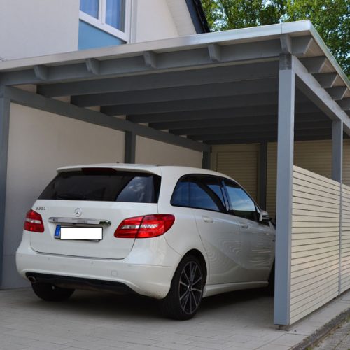 Flachdachcarport mit Abstellraum in Bad Lippspringe